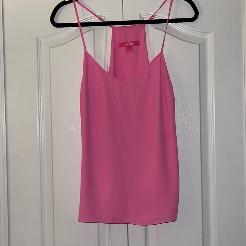 Bright pink Lilly Pulitzer top
